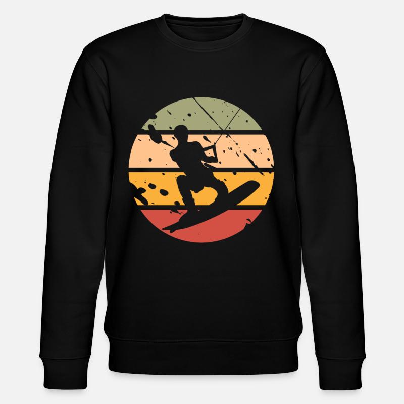 Wakeboard Wakeboarder - Stanley/Stella CHANGER Unisex Organic Sweatshirt - black