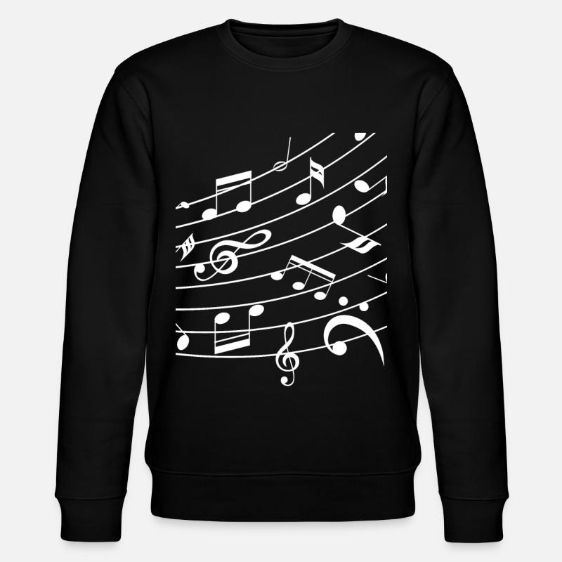 Notes musicales - Sweat bio CHANGER Stanley/Stella Unisexe - noir