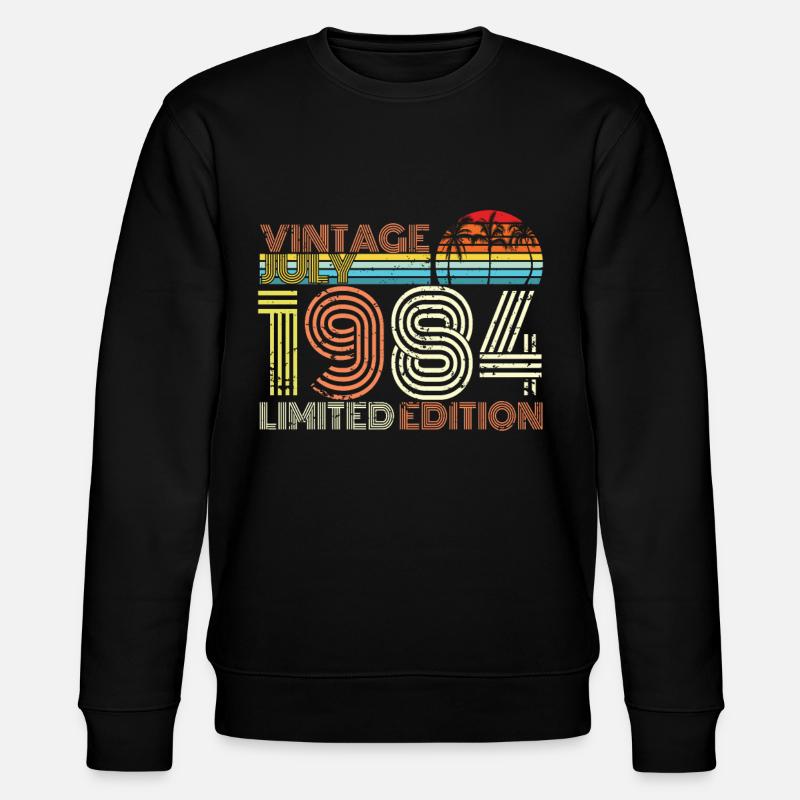 Juillet 1984 - Sweat bio CHANGER Stanley/Stella Unisexe - noir