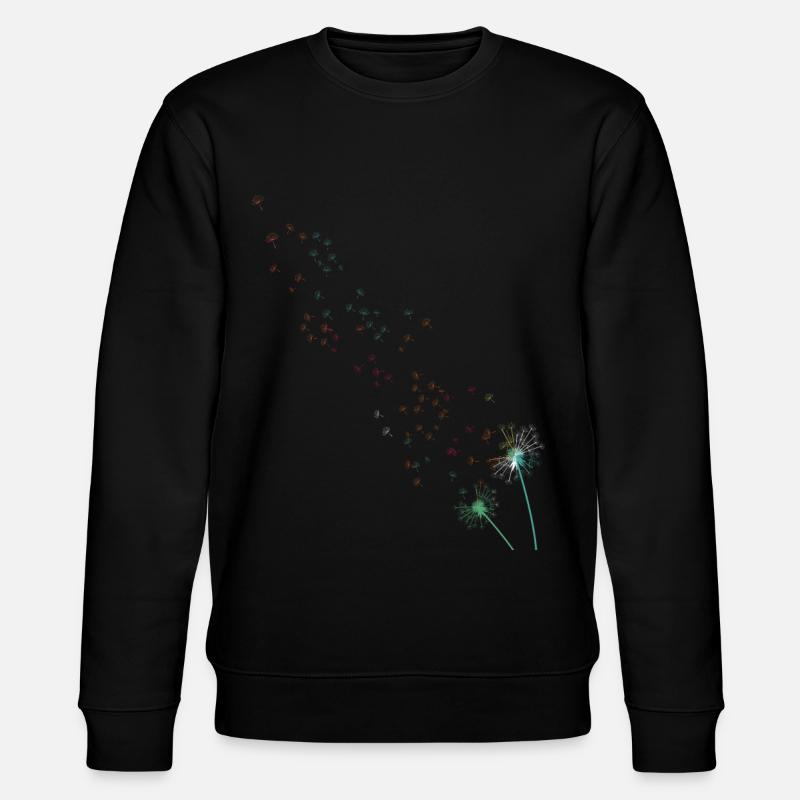 Pusteblume - Stanley/Stella Unisex Bio-Sweatshirt CHANGER  - Schwarz
