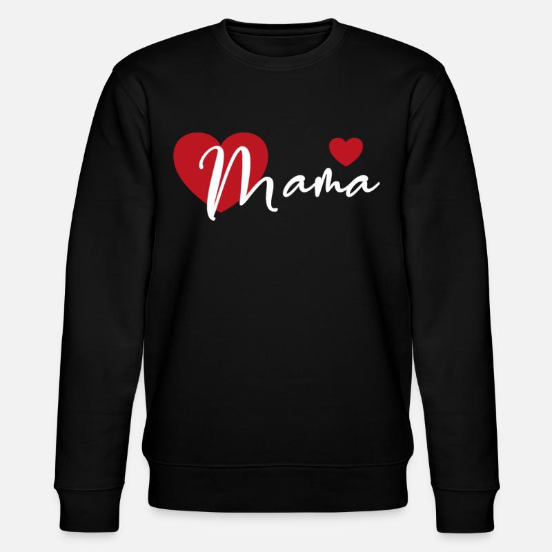 mummy - Stanley/Stella CHANGER Unisex Organic Sweatshirt - black