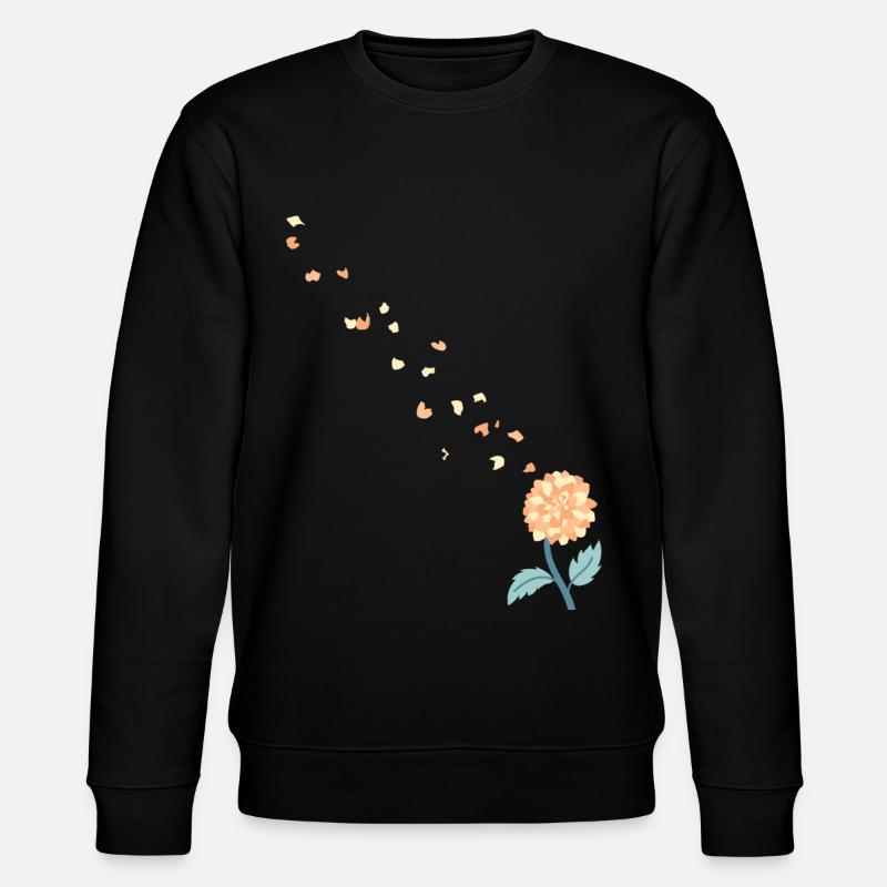 Blume - Stanley/Stella Unisex Bio-Sweatshirt CHANGER  - Schwarz