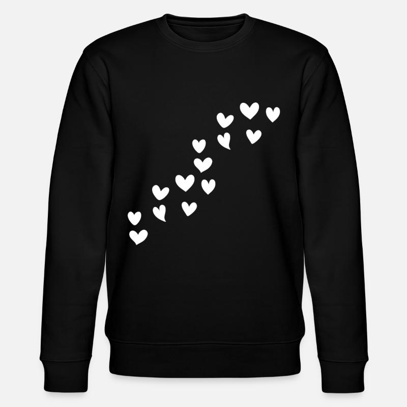 Cœurs - Sweat bio CHANGER Stanley/Stella Unisexe - noir