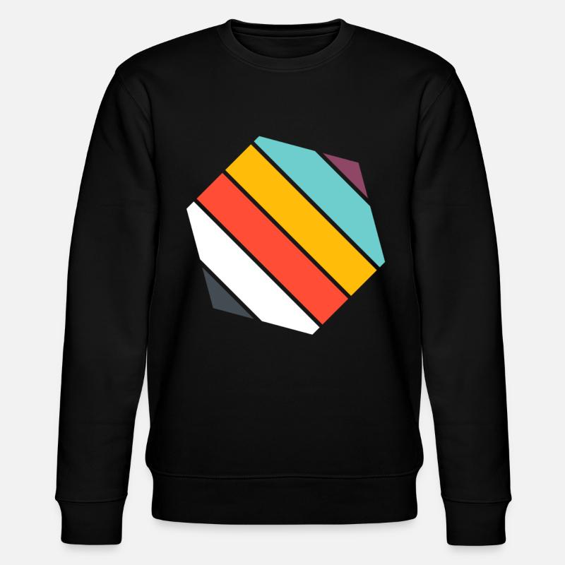 Hexagone - Sweat bio CHANGER Stanley/Stella Unisexe - noir