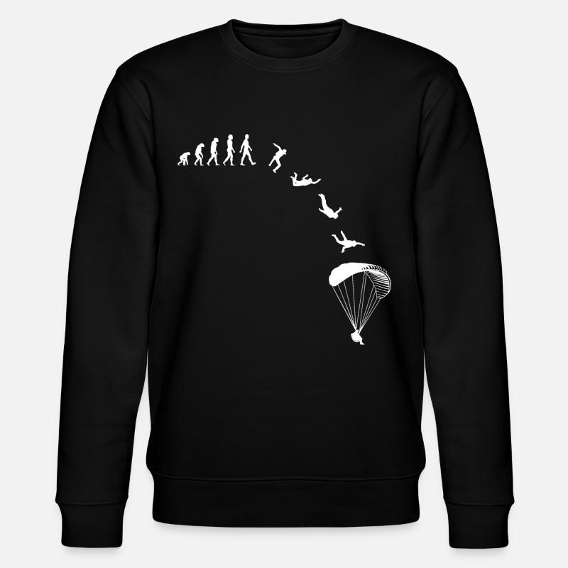 Paragliding Paraglider Evolution - Stanley/Stella CHANGER Unisex Organic Sweatshirt - black