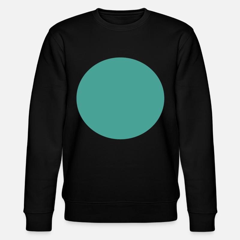Circle Blue - Stanley/Stella CHANGER Unisex Organic Sweatshirt - black