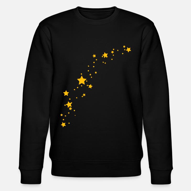 Or Étoiles Jaunes - Sweat bio CHANGER Stanley/Stella Unisexe - noir