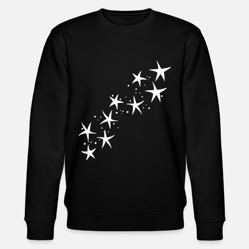 Sterne - Stanley/Stella Unisex Bio-Sweatshirt CHANGER  - Schwarz