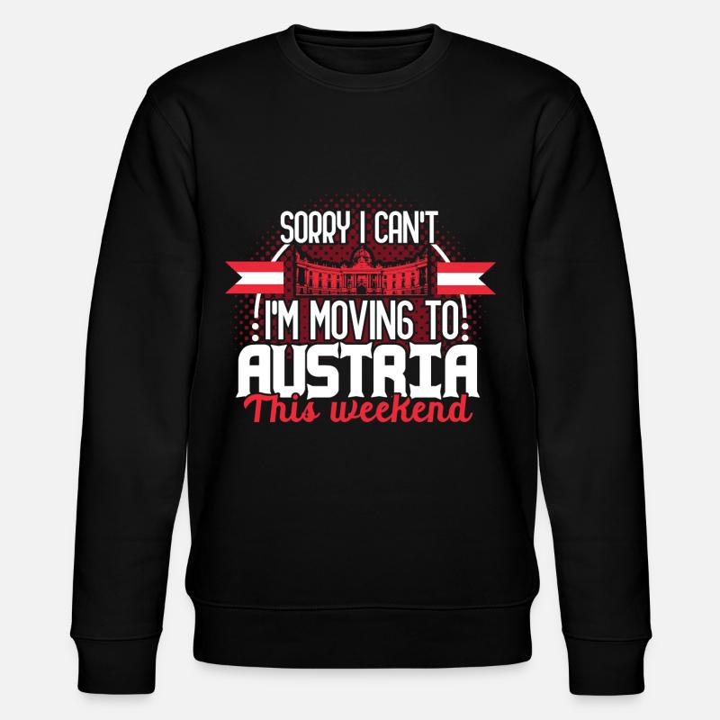 Austria Roots Gift - Stanley/Stella CHANGER Unisex Organic Sweatshirt - black