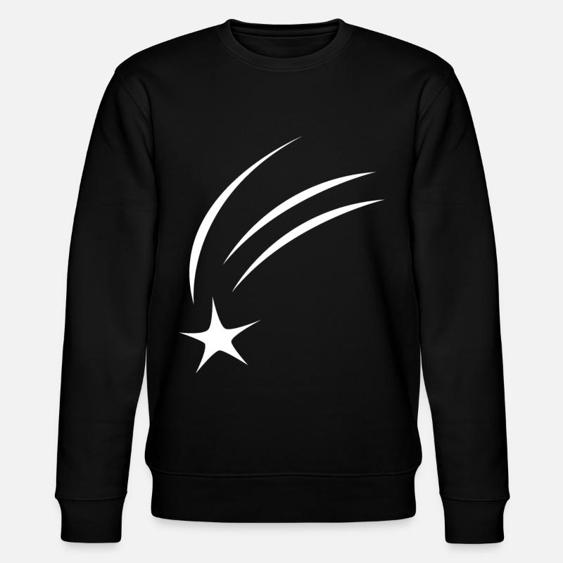 Sternschnuppe - Stanley/Stella Unisex Bio-Sweatshirt CHANGER  - Schwarz
