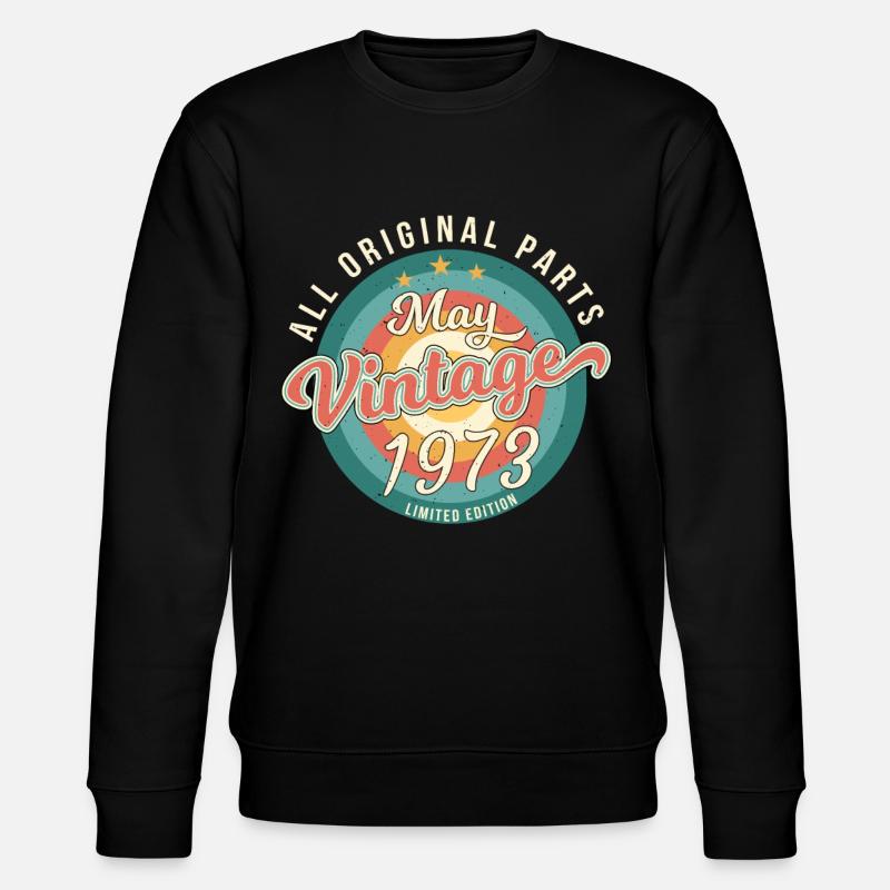 1973 May Limited - Stanley/Stella CHANGER Unisex Organic Sweatshirt - black