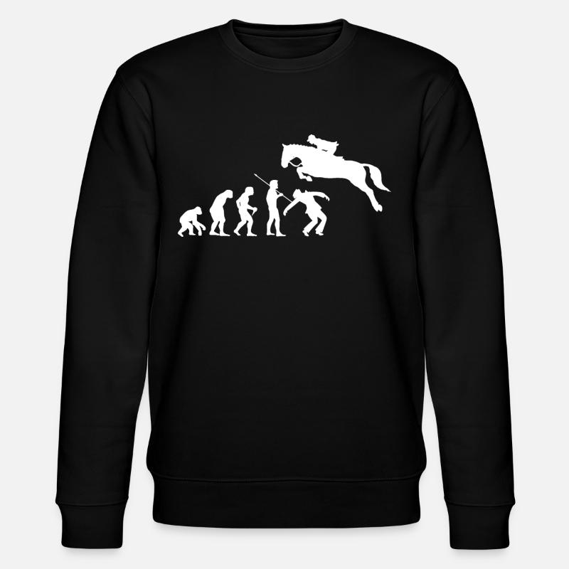 Saut d’obstacles - Sweat bio CHANGER Stanley/Stella Unisexe - noir