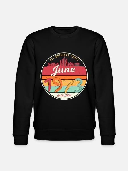 1973 Juin Limité - Sweat bio CHANGER Stanley/Stella Unisexe - noir