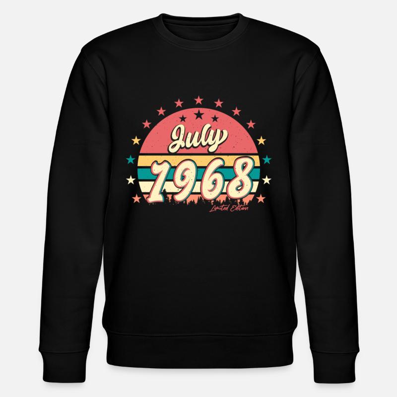 Rétro 1968 Juillet - Sweat bio CHANGER Stanley/Stella Unisexe - noir