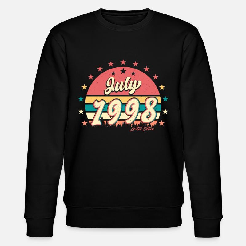 Alles Original 1998 Im Juli - Stanley/Stella Unisex Bio-Sweatshirt CHANGER  - Schwarz