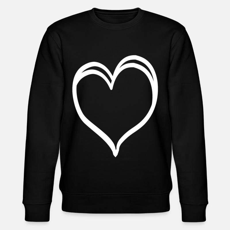 Coeur Noble Blanc - Sweat bio CHANGER Stanley/Stella Unisexe - noir