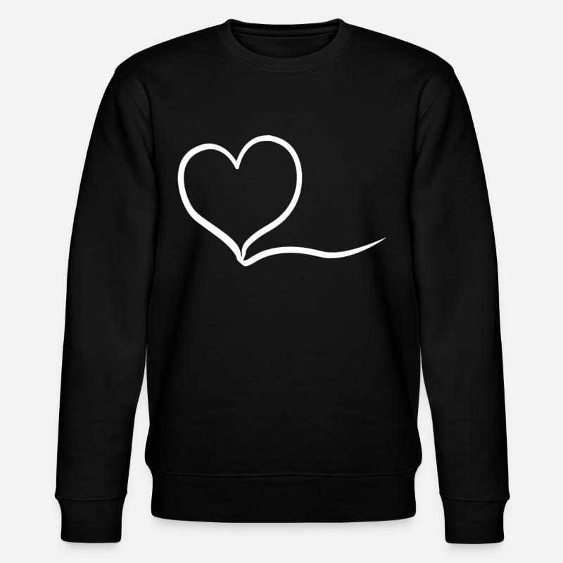 Noble Cœur Blanc - Sweat bio CHANGER Stanley/Stella Unisexe - noir