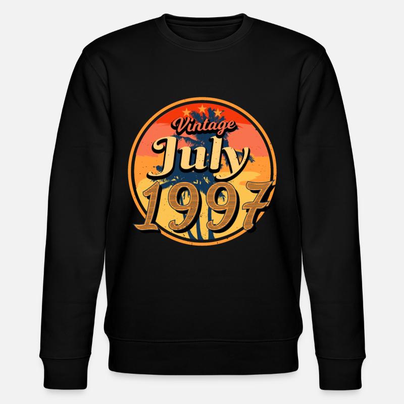 1997 July Gift Idea - Stanley/Stella CHANGER Unisex Organic Sweatshirt - black