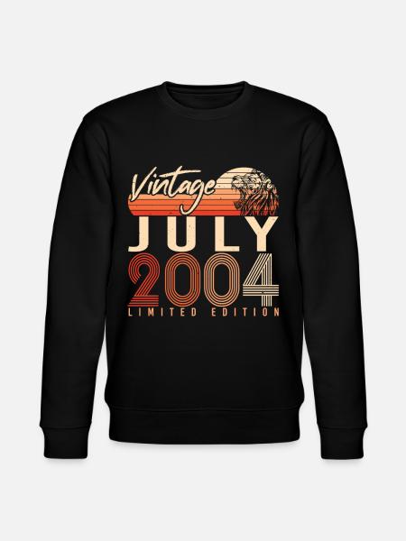 July 2004 Finally 18. - Stanley/Stella CHANGER Unisex Organic Sweatshirt - black