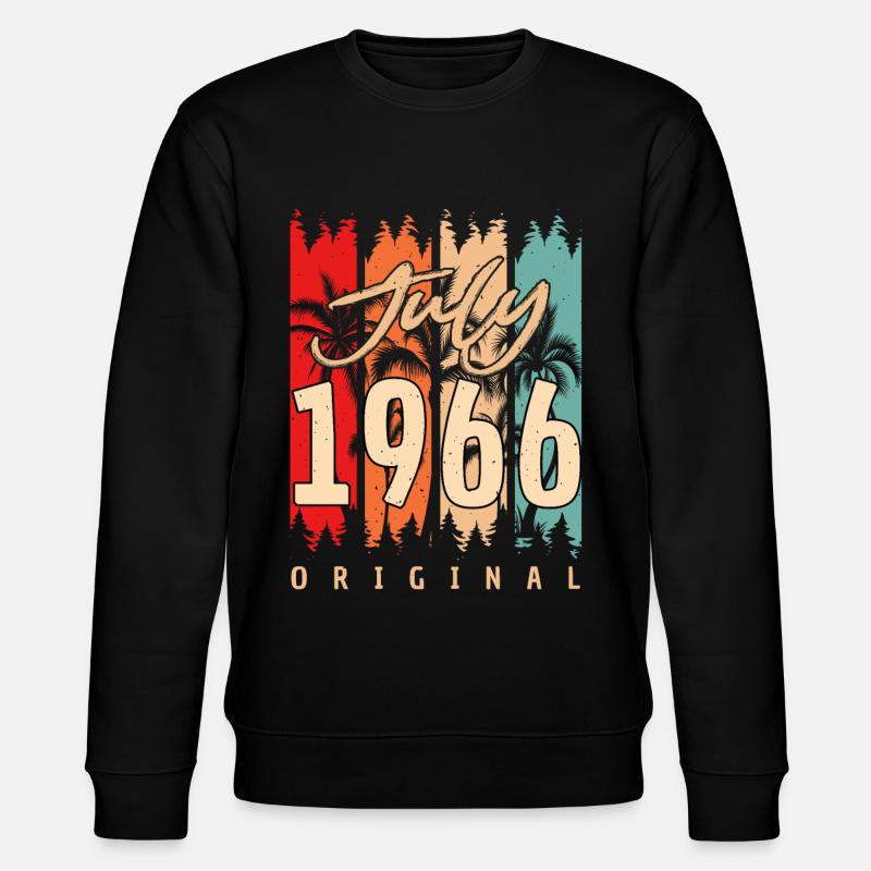Rétro 1966 en juillet - Sweat bio CHANGER Stanley/Stella Unisexe - noir
