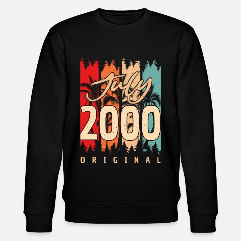 Vœux d’anniversaire juillet 2000 - Sweat bio CHANGER Stanley/Stella Unisexe - noir