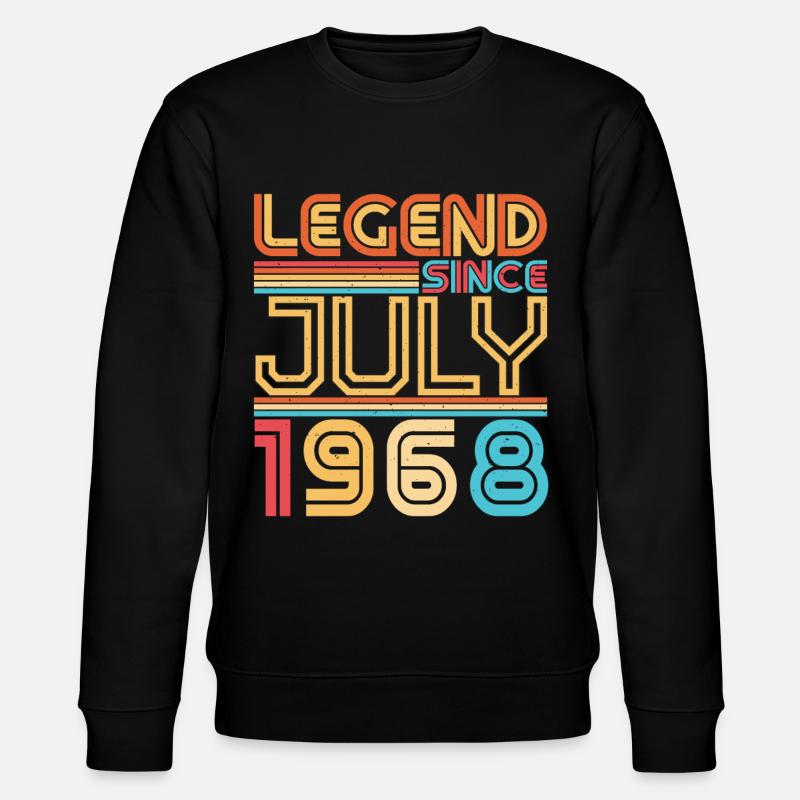 Juillet 1968 Millésime - Sweat bio CHANGER Stanley/Stella Unisexe - noir