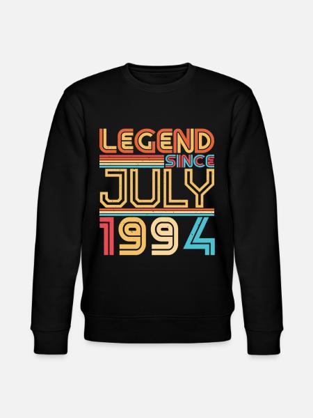 Baujahr Juli 1994 - Stanley/Stella Unisex Bio-Sweatshirt CHANGER  - Schwarz