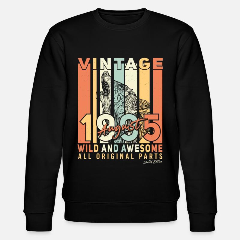 Légendaire août 1995 - Sweat bio CHANGER Stanley/Stella Unisexe - noir
