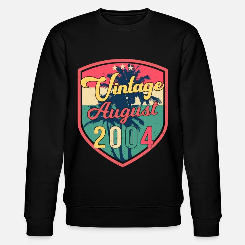 2004 En août enfin 18. - Sweat bio CHANGER Stanley/Stella Unisexe - noir