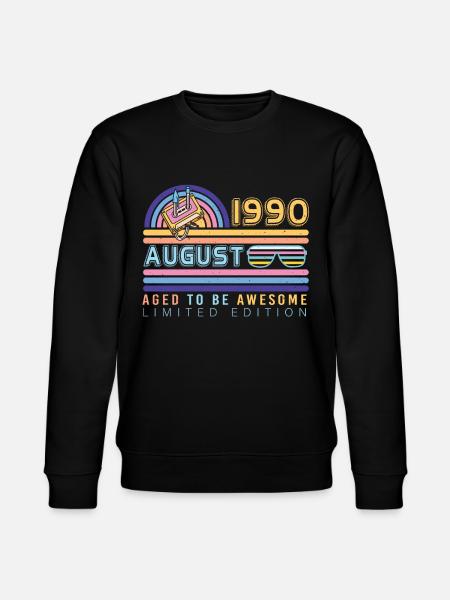 Geschenkidee August 1990 - Stanley/Stella Unisex Bio-Sweatshirt CHANGER - Schwarz
