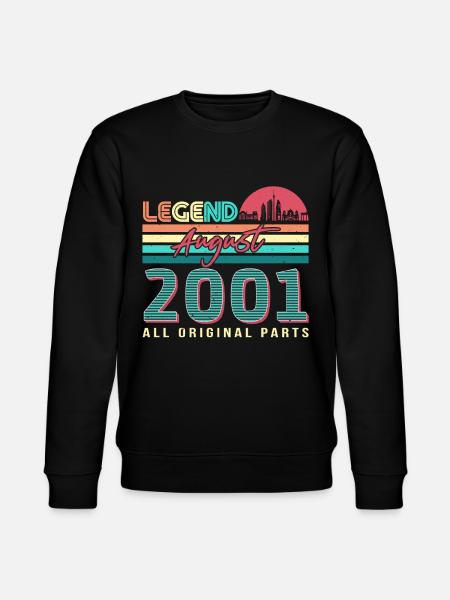 Salutations d’anniversaire août 2001 - Sweat bio CHANGER Stanley/Stella Unisexe - noir