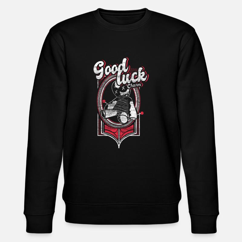 Voodoo Bondieu Gift Idea - Stanley/Stella CHANGER Unisex Organic Sweatshirt - black