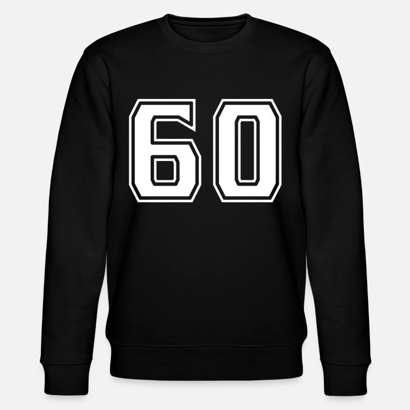 Numéro 60 Blanc - Sweat bio CHANGER Stanley/Stella Unisexe - noir