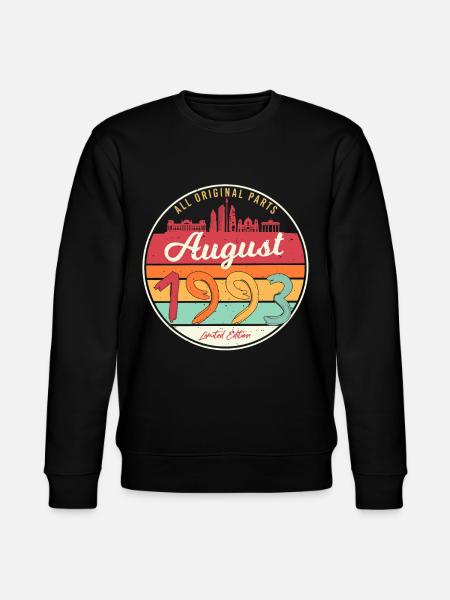 Year of construction August 1993 - Stanley/Stella CHANGER Unisex Organic Sweatshirt - black