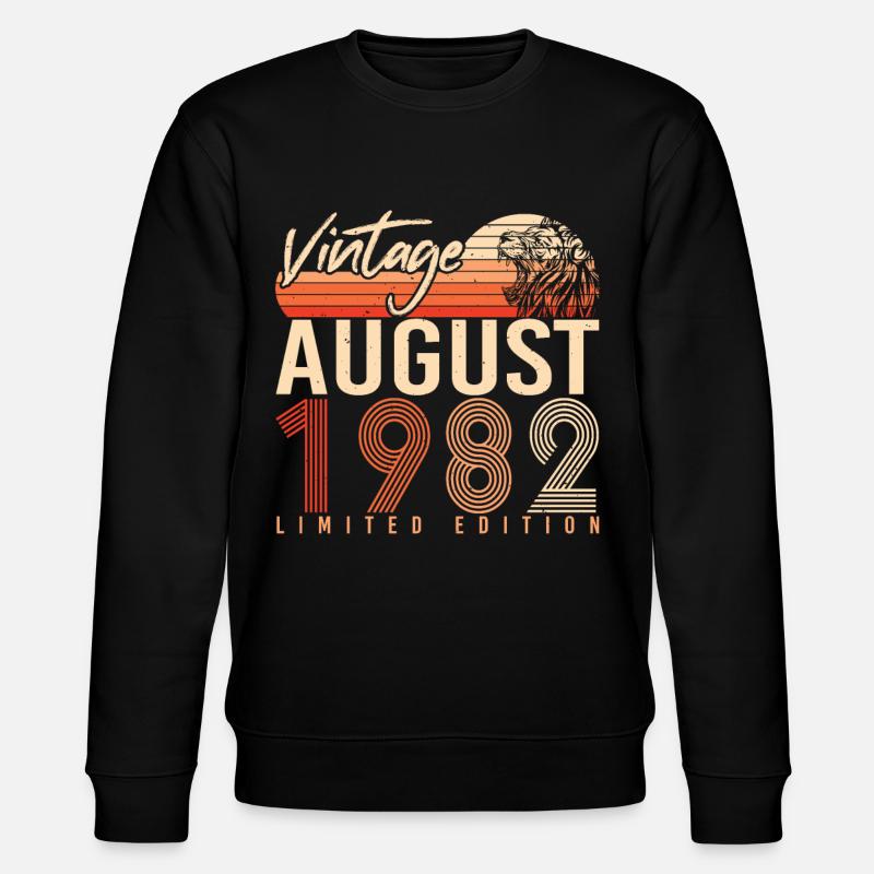 40e anniversaire août 1982 - Sweat bio CHANGER Stanley/Stella Unisexe - noir