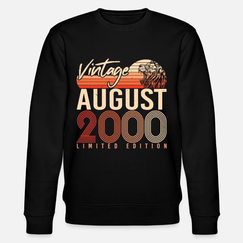 Legende August 2000 - Stanley/Stella Unisex Bio-Sweatshirt CHANGER  - Schwarz