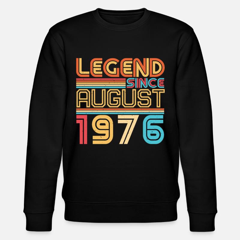 Août 1976 Idée cadeau - Sweat bio CHANGER Stanley/Stella Unisexe - noir