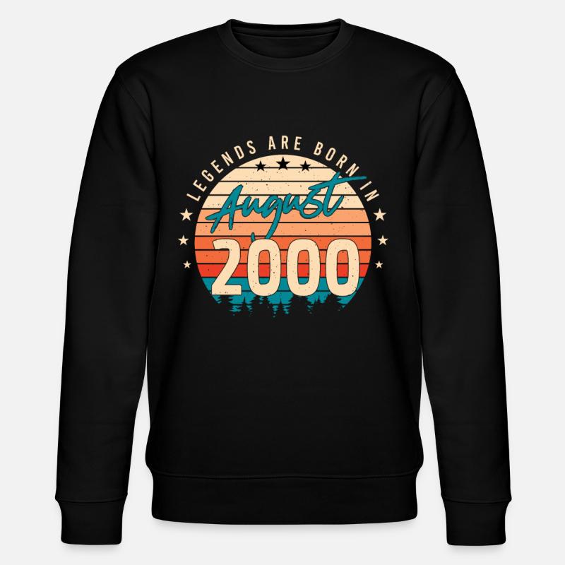 Legendary August 2000 - Stanley/Stella CHANGER Unisex Organic Sweatshirt - black