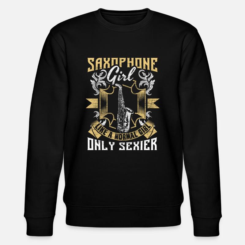 Saxophone Jazz Band - Sweat bio CHANGER Stanley/Stella Unisexe - noir