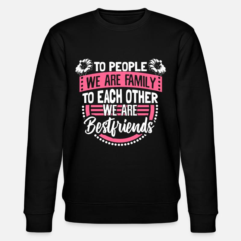 Journée de l’enfance mère-fille - Sweat bio CHANGER Stanley/Stella Unisexe - noir