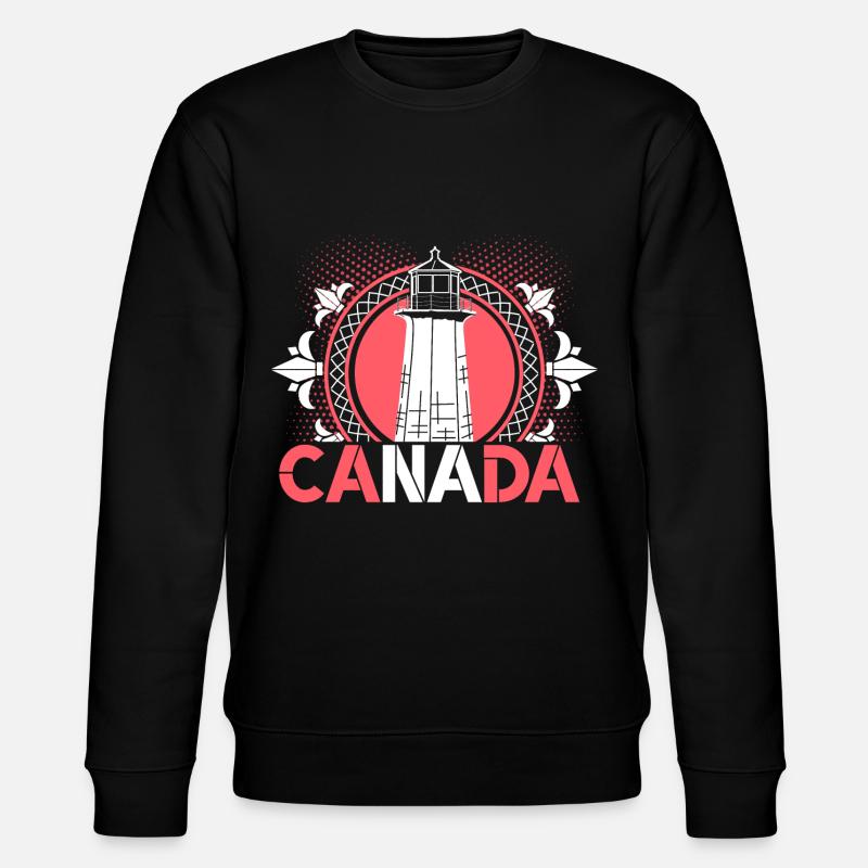Canada Maple Leaf - Stanley/Stella CHANGER Unisex Organic Sweatshirt - black