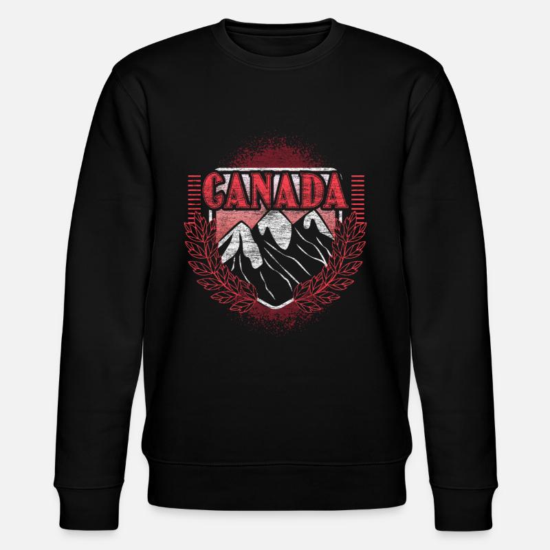 Kanada Geburtsland - Stanley/Stella Unisex Bio-Sweatshirt CHANGER - Schwarz