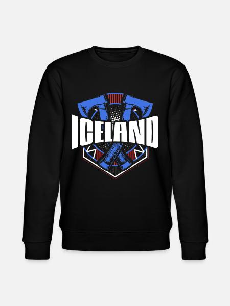 Iceland Reykjavik Pride - Stanley/Stella CHANGER Unisex Organic Sweatshirt - black