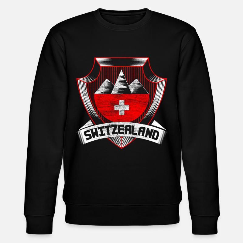 Suisse Cadeau Suisse - Sweat bio CHANGER Stanley/Stella Unisexe - noir