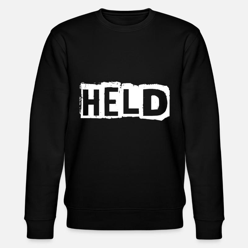 Cadeau de lettrage héros - Sweat bio CHANGER Stanley/Stella Unisexe - noir