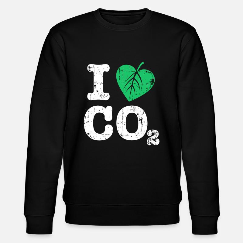 CO2 - Stanley/Stella Unisex Bio-Sweatshirt CHANGER  - Schwarz