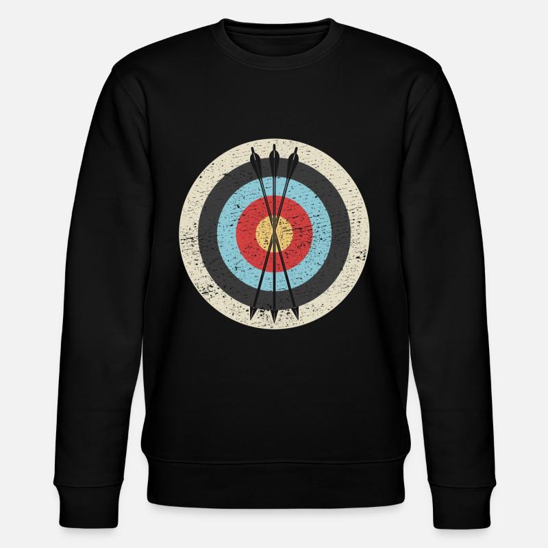 Bogenschießen - Stanley/Stella Unisex Bio-Sweatshirt CHANGER  - Schwarz
