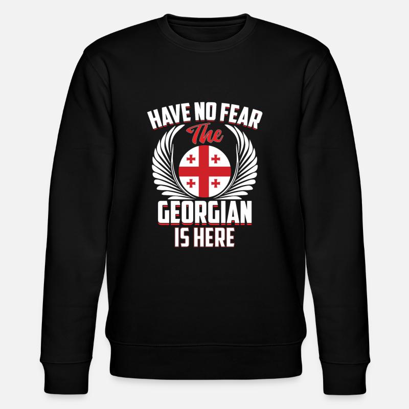 Georgien - Stanley/Stella Unisex Bio-Sweatshirt CHANGER  - Schwarz