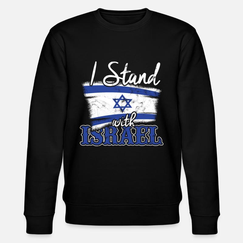 Je suis avec Israël ! - Sweat bio CHANGER Stanley/Stella Unisexe - noir
