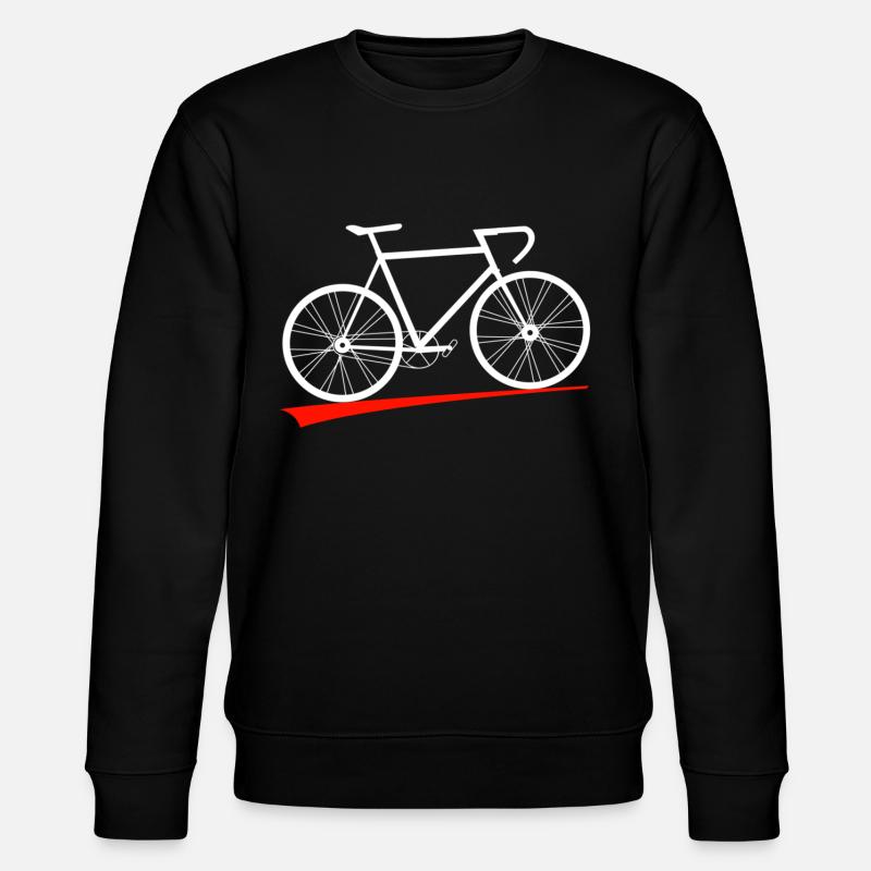 Fahrrad - Stanley/Stella Unisex Bio-Sweatshirt CHANGER  - Schwarz